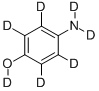 structure of CAS# 285132-88-9, 4-Aminophenol-D7