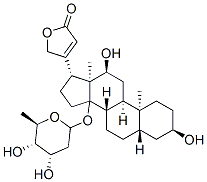 CAS#: 28553-21-1， 3beta,12beta,14-Trihydroxy-5beta-Card-20(22)-Enolide, Monodigitoxoside