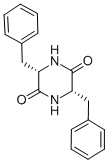 structure of CAS# 2862-51-3, Cyclo(-Phe-Phe);(3S,6S)-3,6-Bis(Benzyl)Piperazine-2,5-Quinone;Cyclo(Phenylalanyl-Phenylalanyl);Zinc01389704