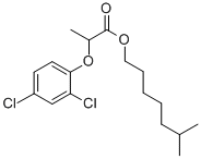 structure of CAS# 28631-35-8, Isooctyl 2-(2,4-Dichlorophenoxy)Propionate;1-Methylheptyl 2-(2,4-Dichlorophenoxy)Propanoate;2-(2,4-Dichlorophenoxy)Propanoic Acid 1-Methylheptyl Ester;2-(2,4-Dichlorophenoxy)Propionic Acid 1-Methylheptyl Ester