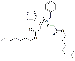 CAS#: 28675-83-4， [(Dibenzylstannylene)bisthio]bisacetic acid bis(6-methylheptyl) ester