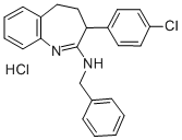 CAS#: 28717-88-6， 4,5-Dihydro-2-(Benzylamino)-3-(4-Chlorophenyl)-3H-1-Benzazepine Monohydrochloride