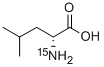 structure of CAS# 287484-39-3, D-Leucine-15N