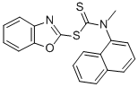 CAS#: 28820-28-2， 2-Benzoxazolethiol N-methyldithio-1-naphthalenecarbamate