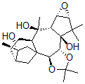 CAS#: 28836-76-2， 2beta,3beta-Epoxy-6beta,7alpha-(Isopropylidenebisoxy)Grayanotoxane-5,10,16-Triol