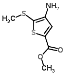 CAS 登录号：288370-80-9， 甲基4-氨基-5-(甲硫基)-2-噻吩羧酸酯