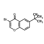 CAS#: 288399-52-0， 3-Bromo-6-(2-Methyl-2-Propanyl)-4H-Chromen-4-One