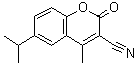 CAS#: 288399-89-3， 6-Isopropyl-4-Methyl-2-Oxo-2H-Chromene-3-Carbonitrile