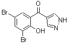 CAS#: 288401-33-2， (3,5-Dibromo-2-Hydroxyphenyl)(1H-Pyrazol-4-Yl)Methanone