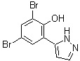 CAS#: 288401-37-6， 2,4-Dibromo-6-(1H-Pyrazol-5-Yl)Phenol