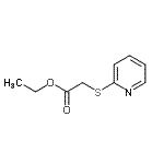structure of CAS# 28856-92-0, Ethyl (2-Pyridinylsulfanyl)Acetate;(Pyridin-2-ylsulfanyl)-acetic acid;(Pyridin-2-ylsulfanyl)-acetic acid ethyl ester;ethyl (2-pyridinylthio)acetate