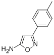 structure of CAS# 28883-91-2, 3-(4-Methylphenyl)Isoxazol-5-Amine;3-(4-Methylphenyl)Isoxazol-5-Amine;3-(4-Methylphenyl)-5-Isoxazolamine;[3-(4-Methylphenyl)Isoxazol-5-Yl]Amine