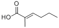 structure of CAS# 28897-58-7, 2-Methyl-2-Hexenoic Acid;Zinc02565970