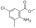 结构式 CAS# 289039-84-5, 2-氨基-5-氯-3-碘苯甲酸甲酯