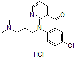 CAS#: 28907-45-1， 10-(3-Dimethylaminopropyl)-7-chloro-5-oxobenzo[b][1,8]naphthyridine Hydrochloride