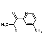 CAS#: 289469-59-6， 2-Chloro-1-(4-Methyl-2-Pyridinyl)-1-Propanone