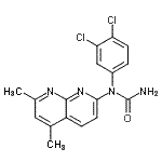 CAS#: 289630-79-1， 1-(3,4-Dichlorophenyl)-1-(5,7-Dimethyl-1,8-Naphthyridin-2-Yl)Urea