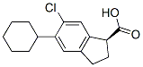CAS#: 28968-09-4， (1S)-6-Chloro-5-Cyclohexyl-2,3-Dihydro-1H-Indene-1-Carboxylic Acid