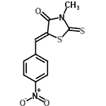 CAS#: 28996-47-6， (5Z)-3-Methyl-5-(4-Nitrobenzylidene)-2-Thioxo-1,3-Thiazolidin-4-One