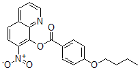 CAS 登录号：29002-46-8， 7-硝基-8-喹啉基 4-丁氧基苯甲酸酯
