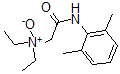 structure of CAS# 2903-45-9, Lignocaine N-Oxide;2-[(2,6-Dimethylphenyl)Amino]-N,N-Diethyl-2-Oxo-Ethanamine Oxide;2-[(2,6-Dimethylphenyl)Amino]-N,N-Diethyl-2-Keto-Ethanamine Oxide;Inchi=1/C14h22n2o2/C1-5-16(18,6-2)10-13(17)15-14-11(3)8-7-9-12(14)4/H7-9H,5-6,10H2,1-4H3,(H,15,17