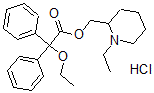 CAS#: 2909-94-6， 2,2-Diphenyl-2-Ethoxy-Acetic Acid (1-Ethyl-2-Piperidyl)Methyl Ester Hydrochloride