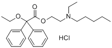 CAS#: 2913-08-8， 2,2-Diphenyl-2-Ethoxy-Acetic Acid (2-(N-Ethyl-N-Pentylamino)Ethyl) Ester Hydrochloride