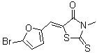 CAS#: 292024-92-1， (5Z)-5-[(5-Bromo-2-Furyl)Methylene]-3-Methyl-2-Thioxo-1,3-Thiazolidin-4-One