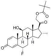 CAS#: 29205-06-9， 6alpha-Fluoro-11beta,21-Dihydroxy-16alpha-Methylpregna-1,4-Diene-3,20-Dione 21-Pivalate