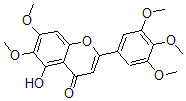 CAS#: 29215-55-2， 5-Hydroxy-3',4',5',6,7-pentamethoxyflavone
