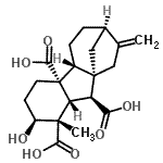 CAS#: 2922-24-9, (1alpha,2beta,4Aalpha,4Bbeta,10beta)-2-Hydroxy-1-Methyl-8-Methylenegibbane-1,4A,10-Tricarboxylic Acid