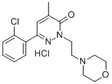 CAS 登录号：29242-40-8， 6-(2-氯苯基)-4-甲基-2-(2-吗啉-4-基乙基)哒嗪-3-酮盐酸盐