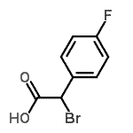 结构式 CAS# 29270-33-5, 溴(4-氟苯基)乙酸