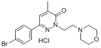 CAS#: 29285-74-3， 6-(4-Bromophenyl)-4-Methyl-2-(2-Morpholinoethyl)-3(2H)-Pyridazinone Hydrochloride