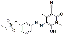 CAS#: 29333-57-1， 3-[(5-Cyano-1,6-Dihydro-2-Hydroxy-1,4-Dimethyl-6-Oxo-3-Pyridyl)Azo]Phenyl Dimethylsulphamate
