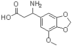 CAS#: 293330-10-6， 3-Amino-3-(7-Methoxy-1,3-Benzodioxol-5-Yl)Propanoic Acid