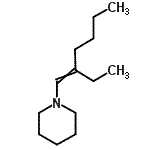 CAS#: 29371-09-3， 1-(2-Ethyl-1-Hexen-1-Yl)Piperidine