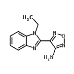 CAS#: 293760-29-9, 4-(1-Ethyl-1H-Benzimidazol-2-Yl)-1,2,5-Oxadiazol-3-Amine