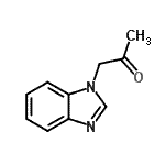 structure of CAS# 294199-10-3, 1-(1H-Benzimidazol-1-Yl)Acetone;1-(1H-benzimidazol-1-yl)acetone;1-(1H-benzo[d]imidazol-1-yl)propan-2-one;2-propanone, 1-(1H-benzimidazol-1-yl)