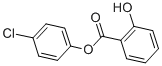 structure of CAS# 2944-58-3, 4-Chlorophenyl Salicylate;2-Hydroxybenzoic Acid (4-Chlorophenyl) Ester;4-Chlorophenyl Salicylate