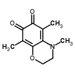 CAS#: 29441-77-8， 4,5,8-Trimethyl-3,4-Dihydro-2H-1,4-Benzoxazine-6,7-Dione
