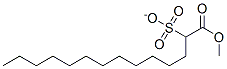 CAS 登录号：29454-23-7， 2-磺酸基十四烷酸酯 1-甲酯