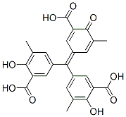 CAS#: 2947-64-0， 5,5'-[(3-Carboxy-5-Methyl-4-Oxo-2,5-Cyclohexadien-1-Ylidene)Methylene]Bis[2-Hydroxy-3-Methylbenzoic Acid]