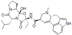 CAS#: 29475-05-6， 2'-Ethyl-12'-Hydroxy-5'alpha-(2-Methylpropyl)Ergotaman-3',6',18-Trione