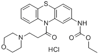 结构式 CAS# 29560-58-5, 莫雷西嗪盐酸盐