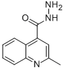 structure of CAS# 29620-66-4, 2-Methyl-Quinoline-4-Carboxylic Acid Hydrazide;2-Methyl-4-Quinolinecarbohydrazide;2-Methylcinchoninohydrazide;Zinc02568379