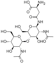 CAS#: 29625-73-8， N-[2-(Acetylamino)-4-O-[2-(Acetylamino)-2-Deoxy-B-D-Glucopyranosyl]-2-Deoxy-B-D-Glucopyranosyl]-L-Asparagine