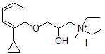 CAS#: 29632-48-2， 3-(2-Cyclopropylphenoxy)-N,N-diethyl-2-hydroxy-N-methyl-1-Propanaminium iodide