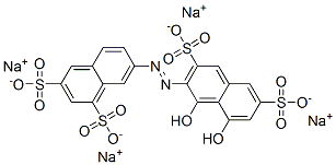 CAS#: 29637-28-3， Tetrasodium 7-[(1,8-Dihydroxy-3,6-Disulphonato-2-Naphthyl)Azo]Naphthalene-1,3-Disulphonate