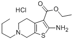 CAS#: 29650-17-7， 4,5,6,7-Tetrahydro-2-Amino-6-Butylthieno(2,3-c)Pyridine-3-Carboxylic Acid Ethyl Ester Hydrochloride